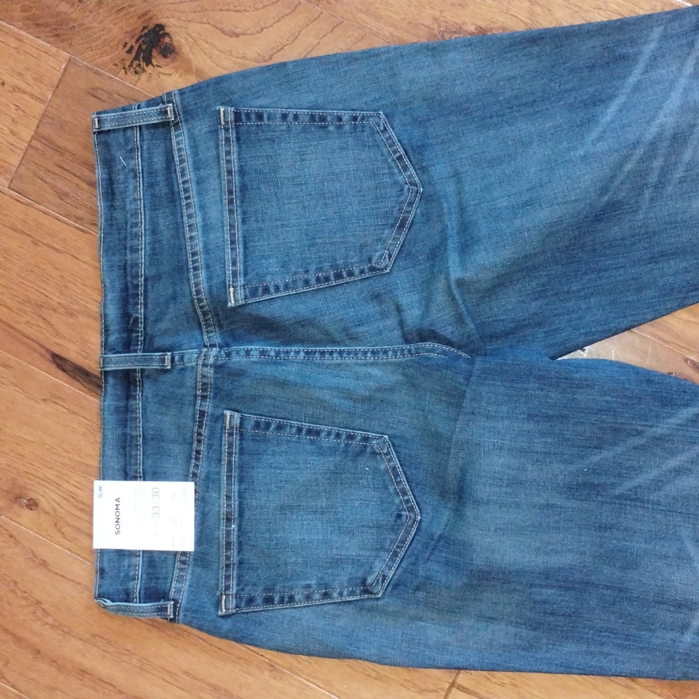 33X30 Slim Straight Jeans - Picture 7 of 9